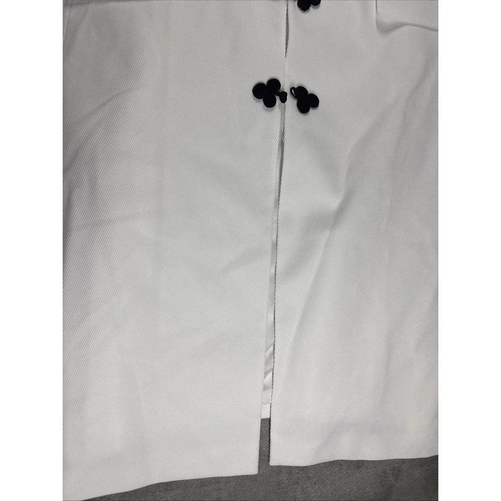 John Meyer Collection Collarless‎ Coat Cream Women's Size 18 New
